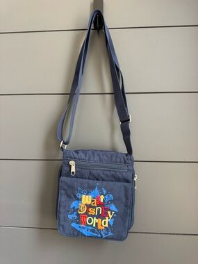 Disney Navy Blue Walt Disney World Crossbody Bag for Parks, Collectors